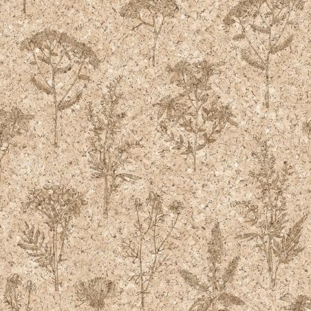 Papier peint expansé sur intissé Graminées Liège naturel - Brut - Ugépa - M78307 Papier peint expansé sur intissé Graminées Liège naturel - Brut - Ugépa - M78307