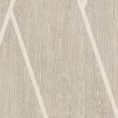 Papier peint vinyle sur intissé Chevron Bois beige - Brut - Ugépa - M75717