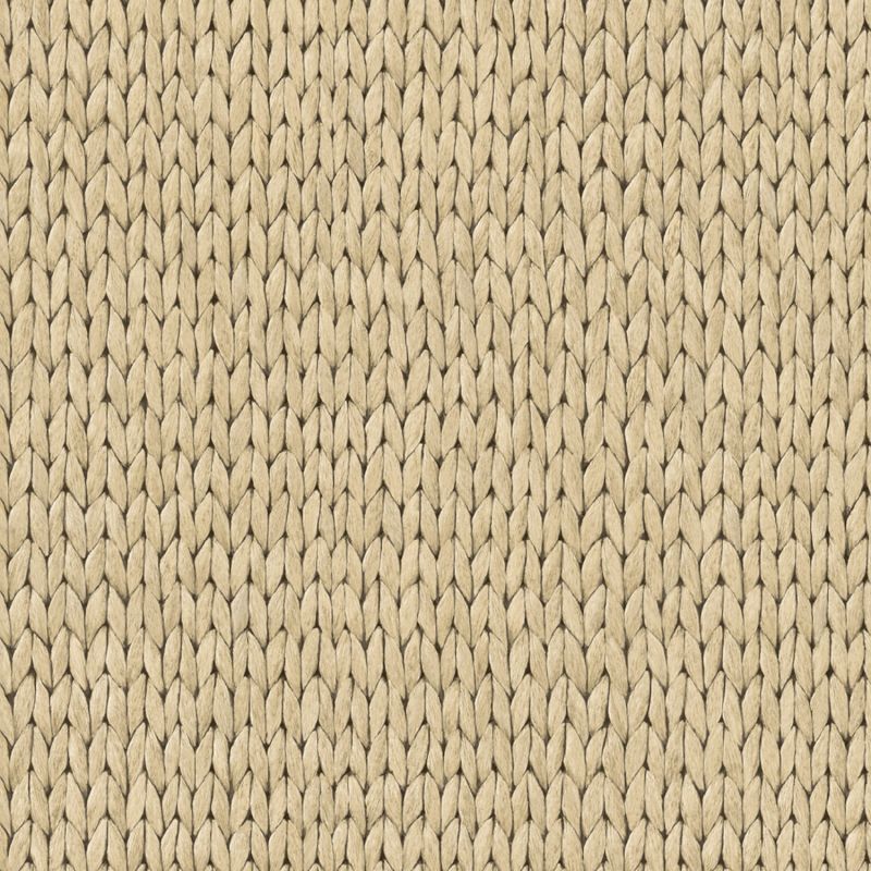 Papier peint vinyle sur intissé Tresse Osier beige - Brut - Ugépa - M78417
