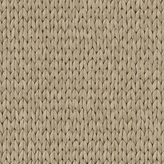 Papier peint vinyle sur intissé Tresse Osier taupe - Brut - Ugépa - M78408