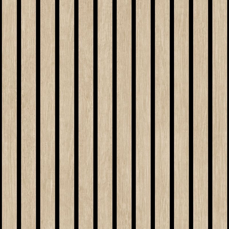 Papier peint vinyle sur intissé Wood Slate beige - Brut - Ugépa - M80217