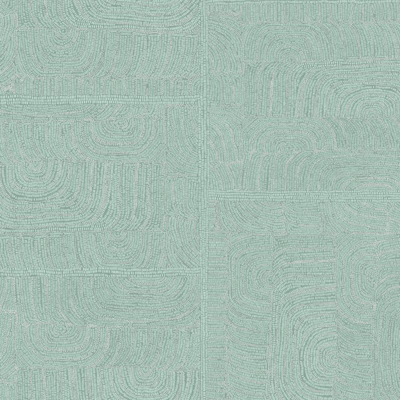 Papier peint intissé Tehani Teal - Terra - Khrôma by Masureel - TER501