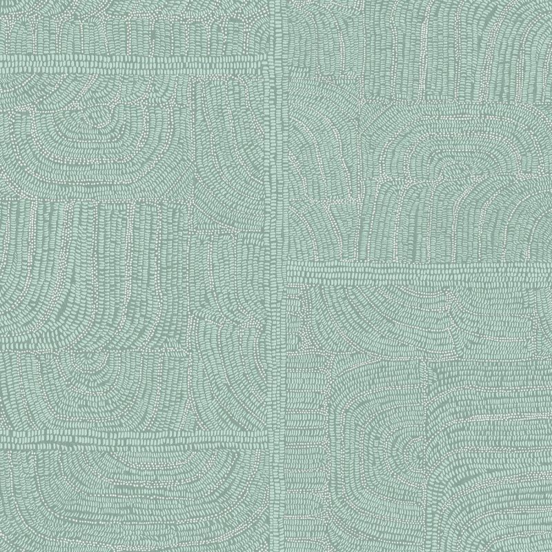 Papier peint intissé Tehani Teal - Terra - Khrôma by Masureel - TER501