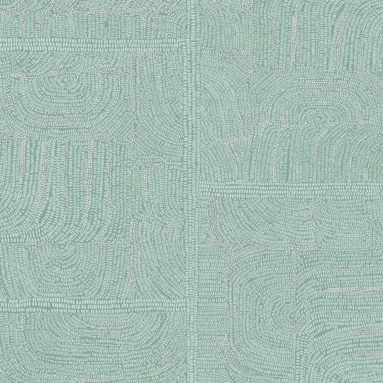 Papier peint intissé Tehani Teal - Terra - Khrôma by Masureel - TER501