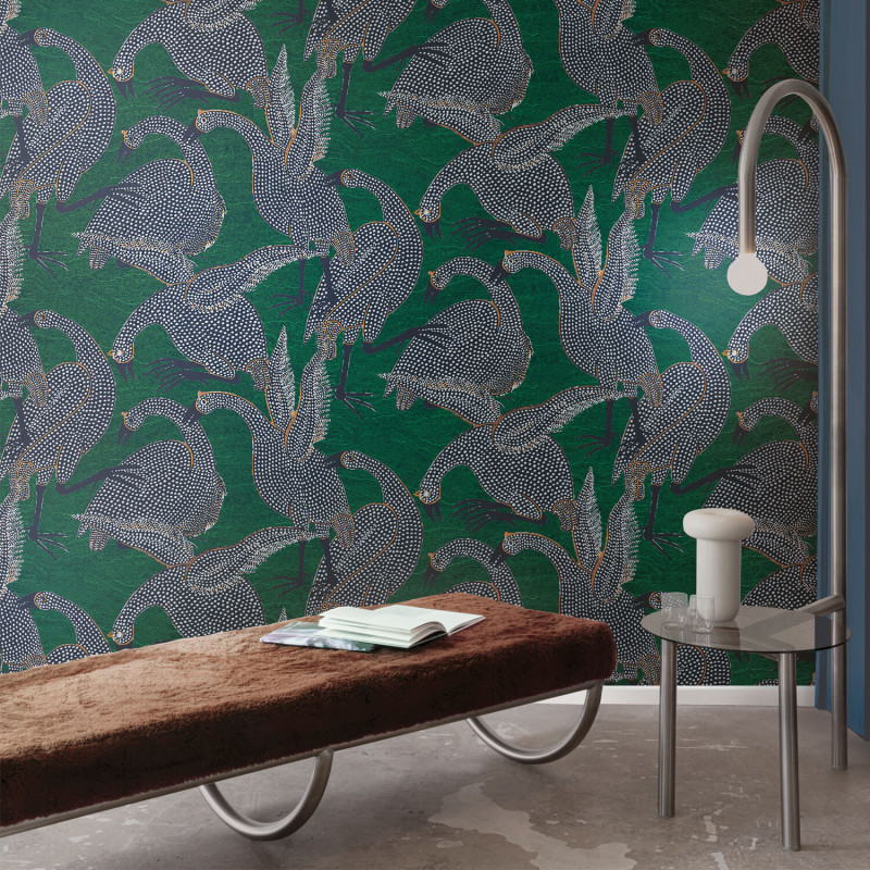 Papier peint intissé Guinea Emerald - Terra - Masureel - TER101