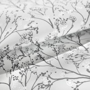 Papier peint Sakura gris argent - HANAMI - Caselio - HAN100349000
