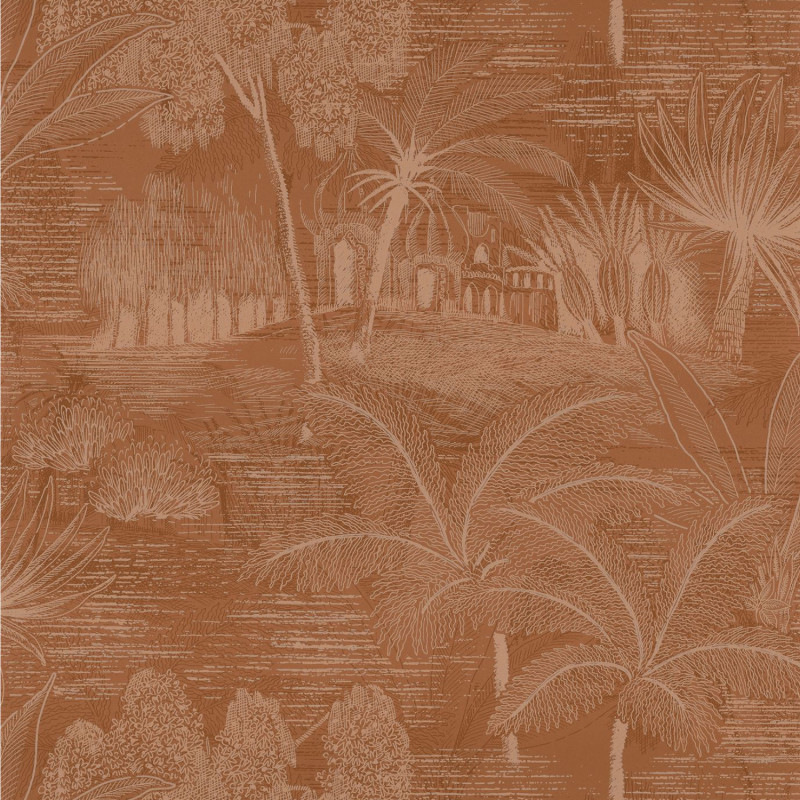 Papier peint intissé Baharia terre de sienne - Bord du Nil - CASAMANCE - 76140916