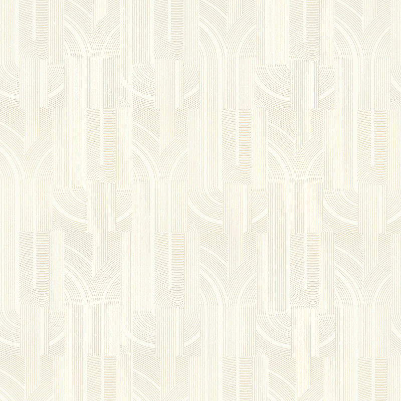Papier peint intissé Porte Dorée blanc - Faubourg des Lumières - CASAMANCE - 76281732