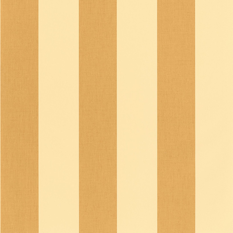 Papier peint vinyle sur intissé Linen Lines moutarde - Basics - Caselio - BAI104042235