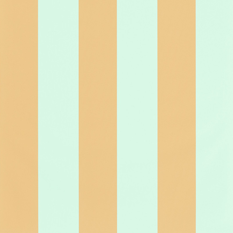 Papier peint vinyle sur intissé Wide Lines vert d'eau et jaune - Basics - Caselio - BAI104027120