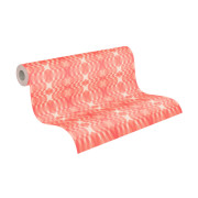 Papier peint vinyle sur intissé Vintage Illusion corail - Rétro Chic - As Création - 395344