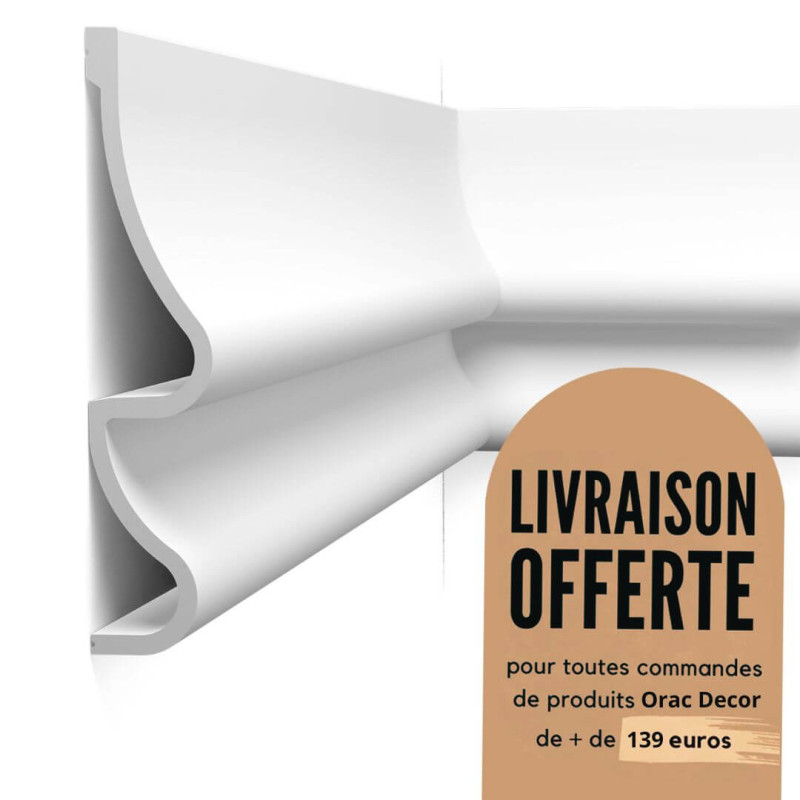 Corniche ou Cimaise murale - moulure décorative Purotouch® - Orac Decor - P3071