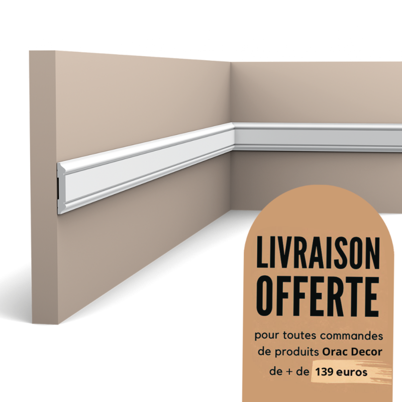 Cimaise murale - moulure décorative Duropolymer® - Orac Decor - PX144