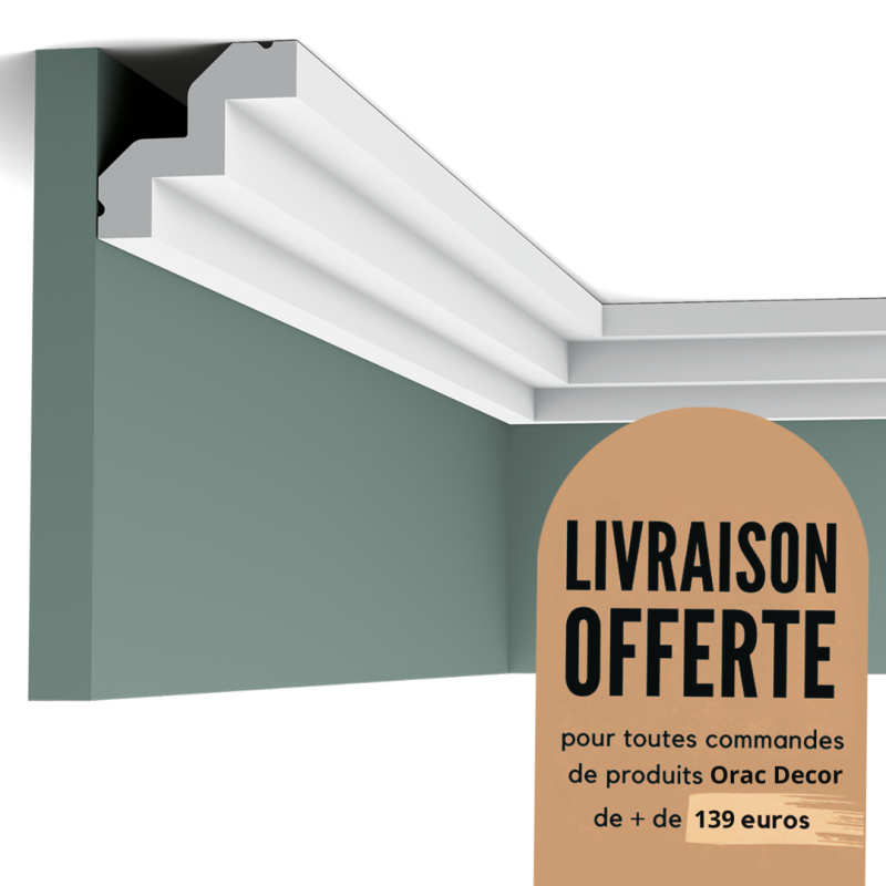 Corniche plafond - moulure décorative - Purotouch® - Orac Decor - C602