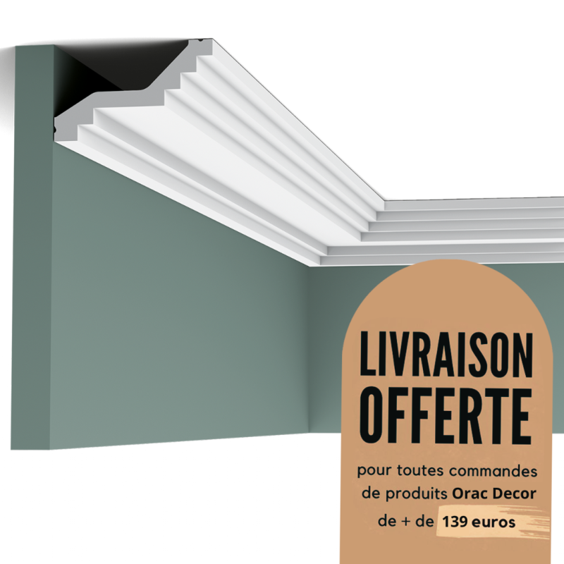 Corniche plafond - moulure décorative - Purotouch® - Orac Decor - C400