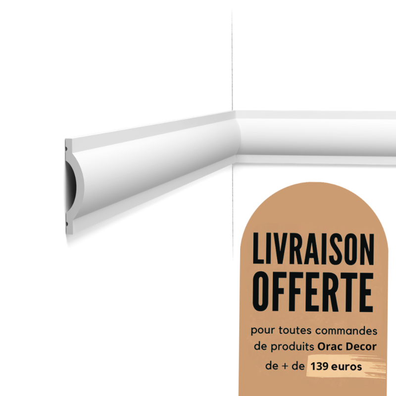 Cimaise murale - moulure décorative Purotouch® - Orac Decor - P9901