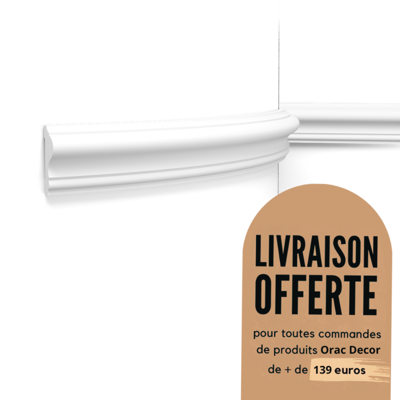 Cimaise murale - moulure décorative Flex - Orac Decor - P8020F