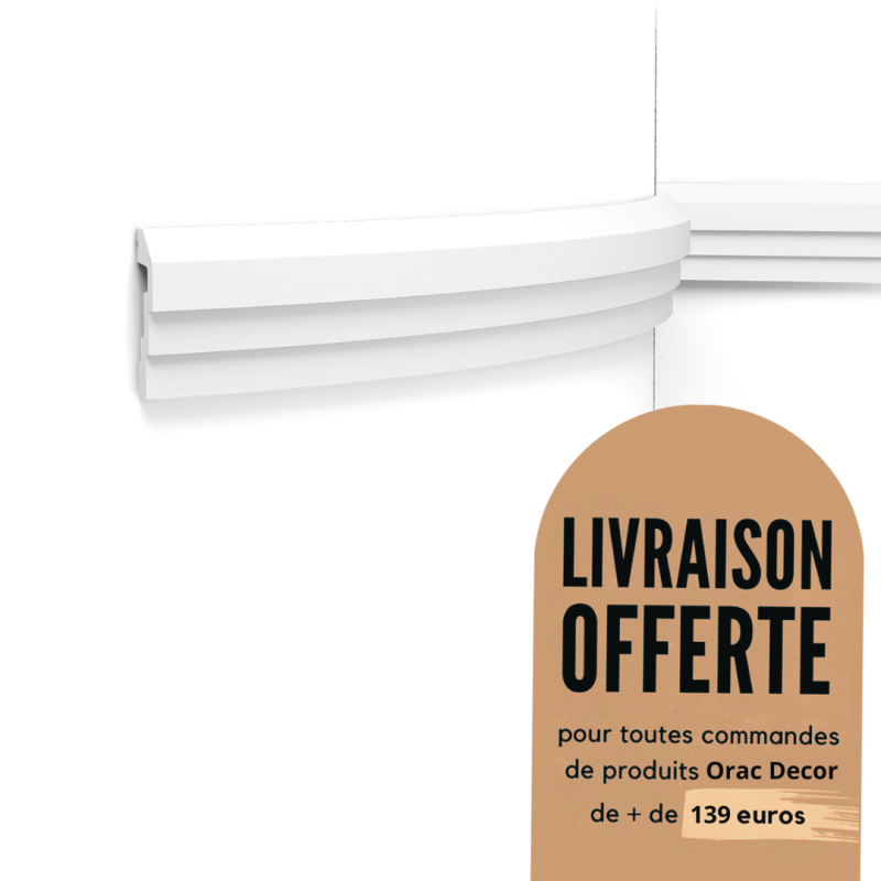 Cimaise murale - moulure décorative Flex - Orac Decor - P7070F
