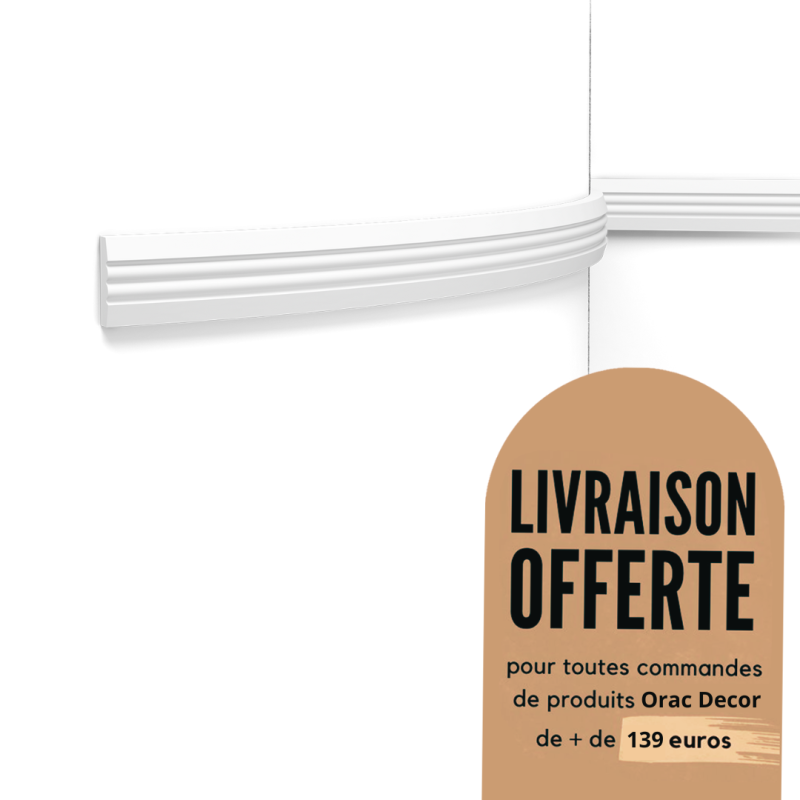 Cimaise murale - moulure décorative Flex - Orac Decor - P5021F