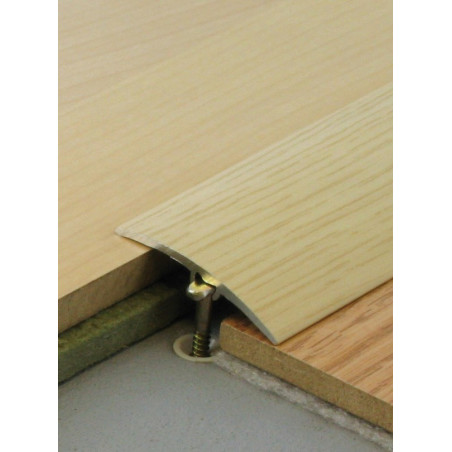 0,93mx41mm  - Barre de seuil finition bois - fixation invisible multi-niveaux plaxés Harmony - DINAC