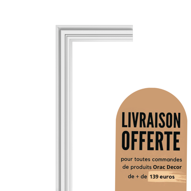 Encadrement de porte - moulure multifonction - Duropolymer® ‎‎- Orac Decor - DX170-2300