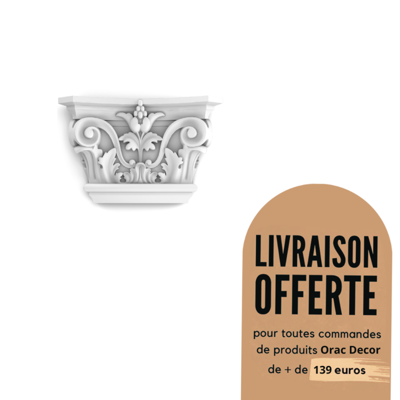 Elément décoratif - moulure pilastre - Purotouch® ‎‎‎- Orac Decor - K201