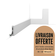 Plinthe design moulure décorative Duropolymer® - SQUARE - ORAC DECOR - SX157