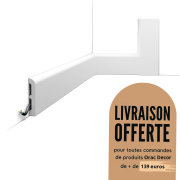 Plinthe design moulure décorative Duropolymer® - CASCADE - ORAC DECOR - SX183