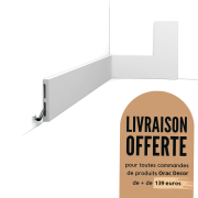 Plinthe design moulure décorative Duropolymer® - SQUARE - ORAC DECOR - SX163
