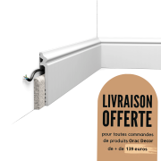 Surplinthe - moulure décorative Duropolymer® - CONTOUR - ORAC DECOR - SX186