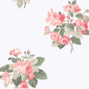 Papier peint intissé Bouquet Fleuri rose - Jardin Secret - Lutèce - G78499