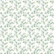 Papier peint intissé Eglantier gris bleuté - Jardin Secret - Lutèce - G78483