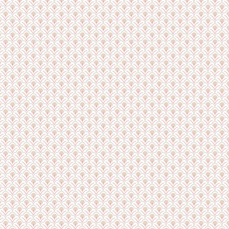 Papier peint intissé Plumetis beige - Jardin Secret - Lutèce - G78516