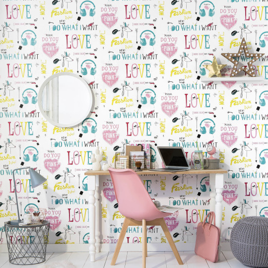Papier peint intissé I Want...