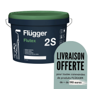 Peinture MAT FLUTEX 2S blanche Ecolabel - Mur et plafond - FLUGGER