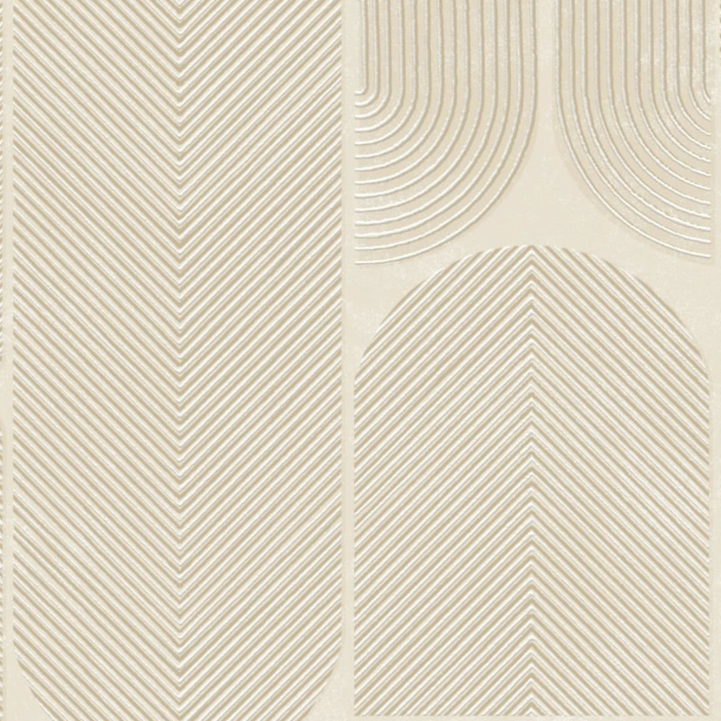 Papier peint intissé Ovala Moonbeam beige - Rock - Masureel - ROC201