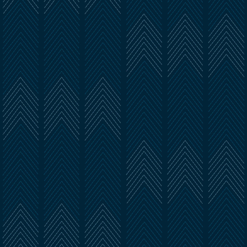 Papier peint intissé Nyle rayure chevron bleu navy - Délicatesse - Lutèce - FD26526