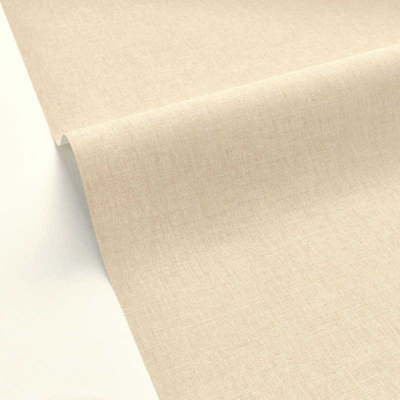 Papier peint Linen Uni beige moyen - LINEN - Caselio - INN68521289