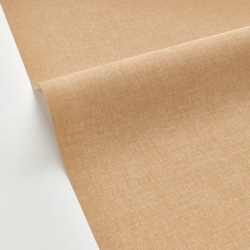 Papier Peint intissé Linen uni havane - GREEN & CO - Caselio - GCO68521920