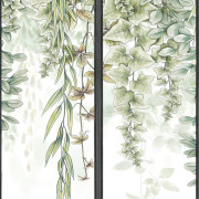 Panoramique intissé Window vert - 212X310cm - Reliefs - Caselio - RLF106307027