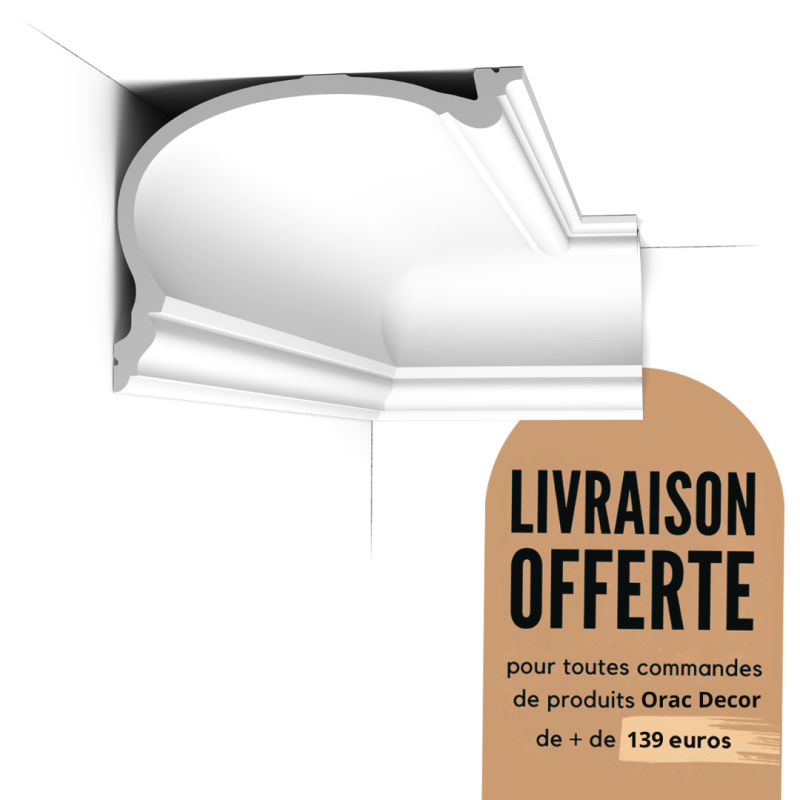 Corniche plafond XL - moulure décorative - Purotouch® - Orac Decor - C343