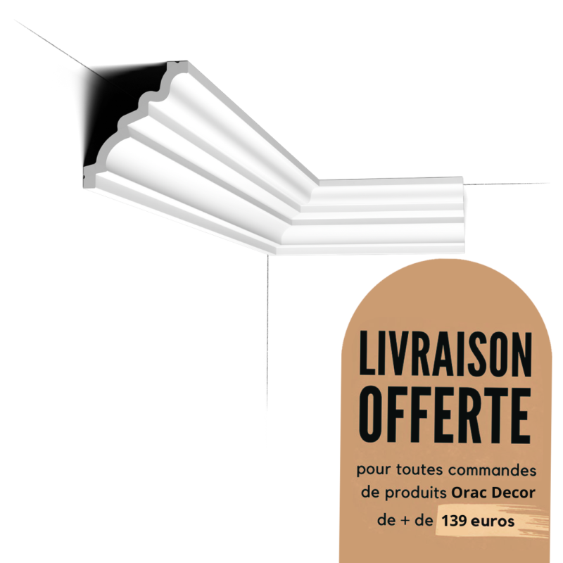 Corniche plafond - moulure décorative - Purotouch® - Orac Decor - C326