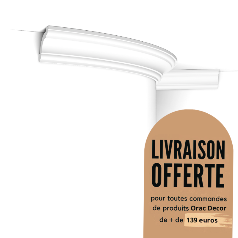Corniche plafond - moulure décorative - Flex - Orac Decor -  CX124F