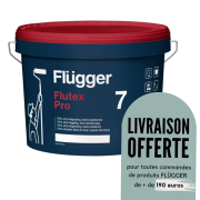 Peinture velours FLUTEX 7S blanche Ecolabel - Mur et plafond - FLUGGER