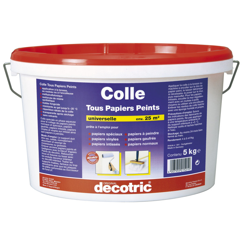 Colle tous papiers peints DECOTRIC 5kg 