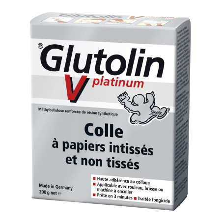 Colle à papiers intissés et non tissés. GLUTOLIN V PLATINUM 200gr - DECOTRIC