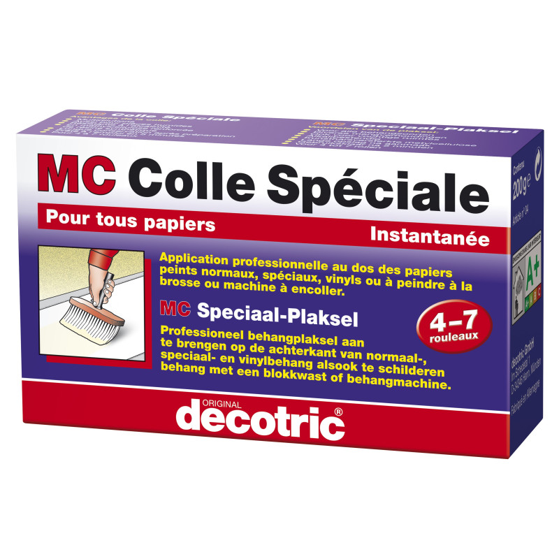 Colle papier peint vinyle MC Spéciale - 200g - par Decotric