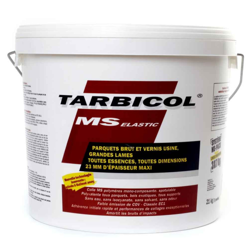 Colle pour sol parquets tous types - Tarbicol MS elastic Bostik - 14kg
