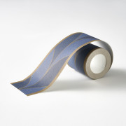 Frise papier peint intissé La Festive bleu pétrole - Années Folles - Casadeco - ANFO201106819