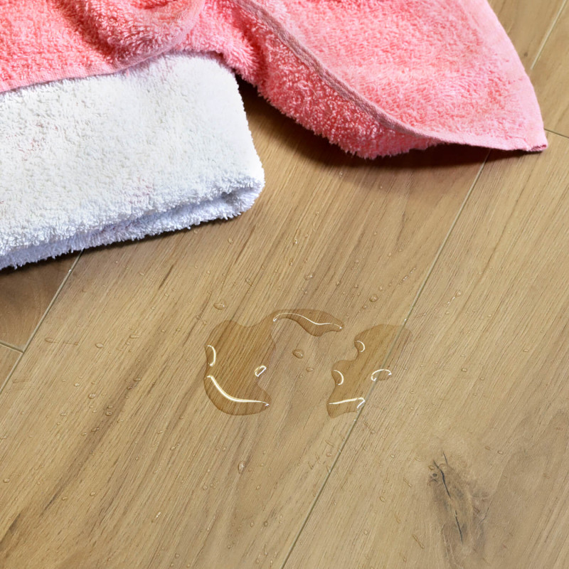 Sol Stratifié - parquet chêne naturel - waterproof - 936 - Harmonie - QUICK STEP
